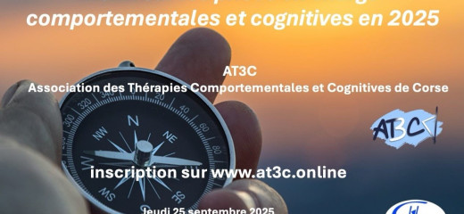 Les thérapies Comportementales et Cognitives // 25 septembre 2025